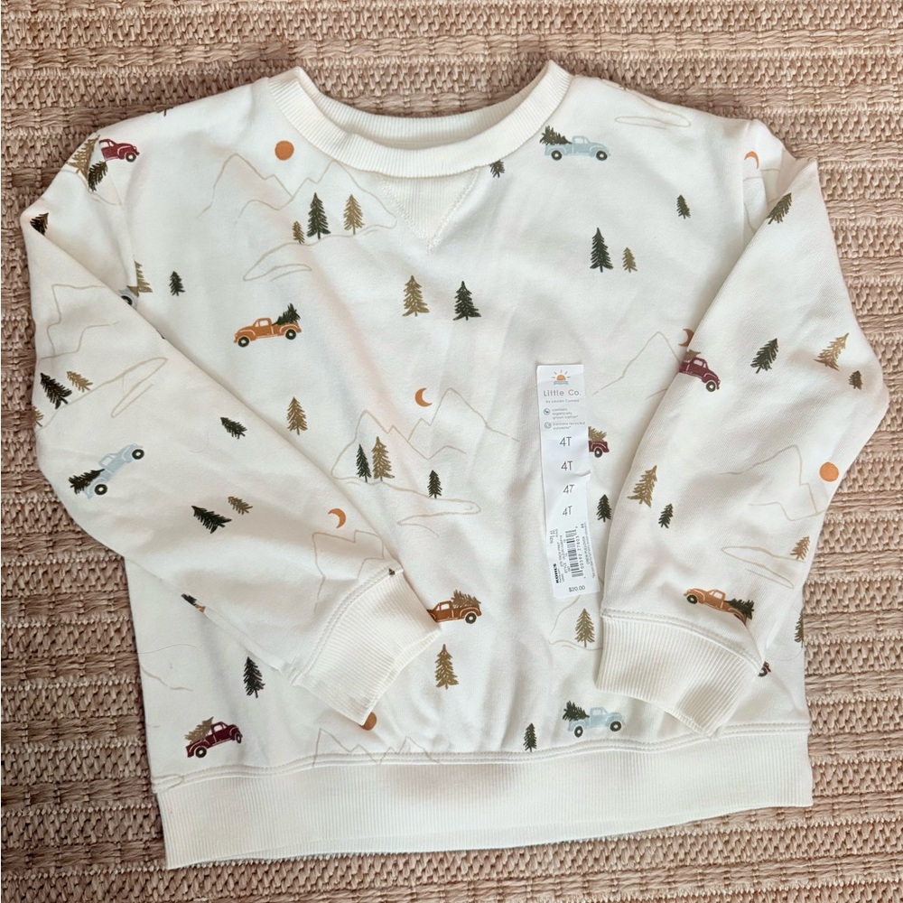 Little Co. holiday sweatshirt